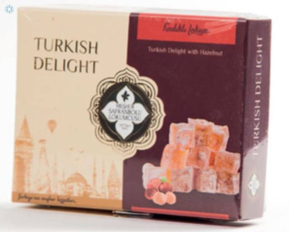 Halal Foods › Turkish Delights › Turkish Delight With Hazelnut 400g 